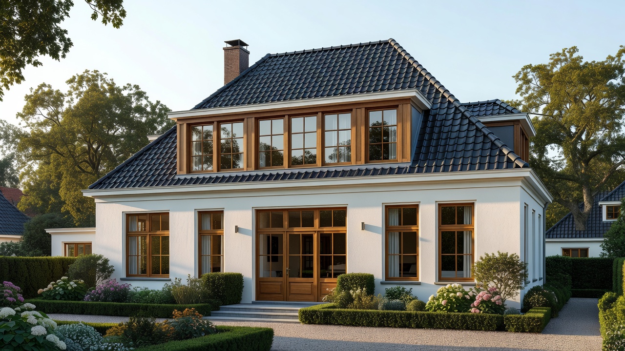 Moderne dakkapel op een Nederlands huis